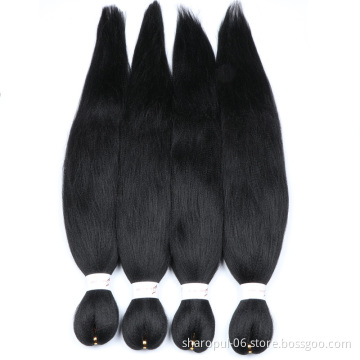 100% Japanese fiber braid hair hot water setting no tangle Ombre Crochet Extension featured end free sample braiding hair